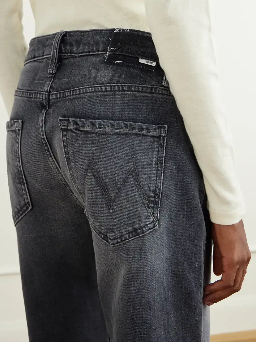 Mother The Dodger Flood Cropped Mid-rise Straight-leg Jeans | Thumbnail 5 Mother The Dodger Flood Cropped Mid-rise Straight-leg Jeans | Thumbnail 5