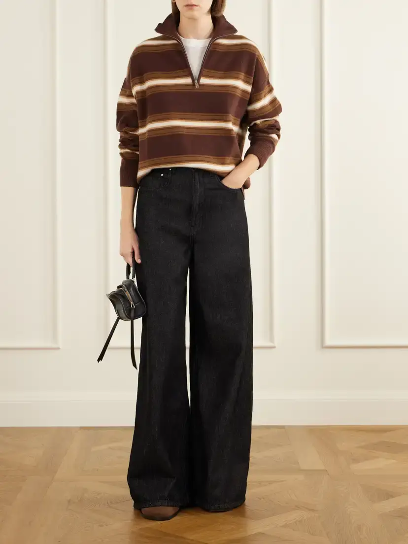 Staud Hudson Striped Cashmere Turtleneck Sweater | Thumbnail 2 Staud Hudson Striped Cashmere Turtleneck Sweater | Thumbnail 2