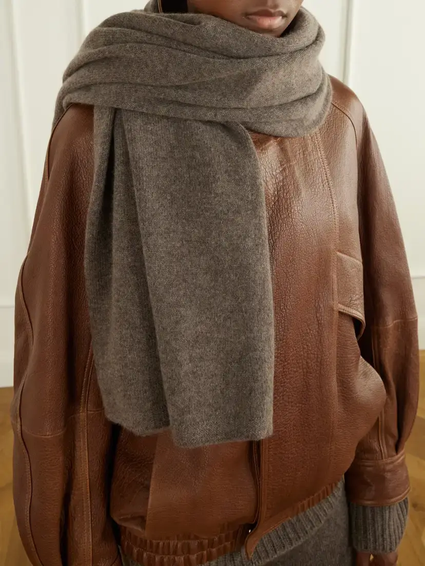 Nour Hammour Cashmere Scarf | Thumbnail 3 Nour Hammour Cashmere Scarf | Thumbnail 3