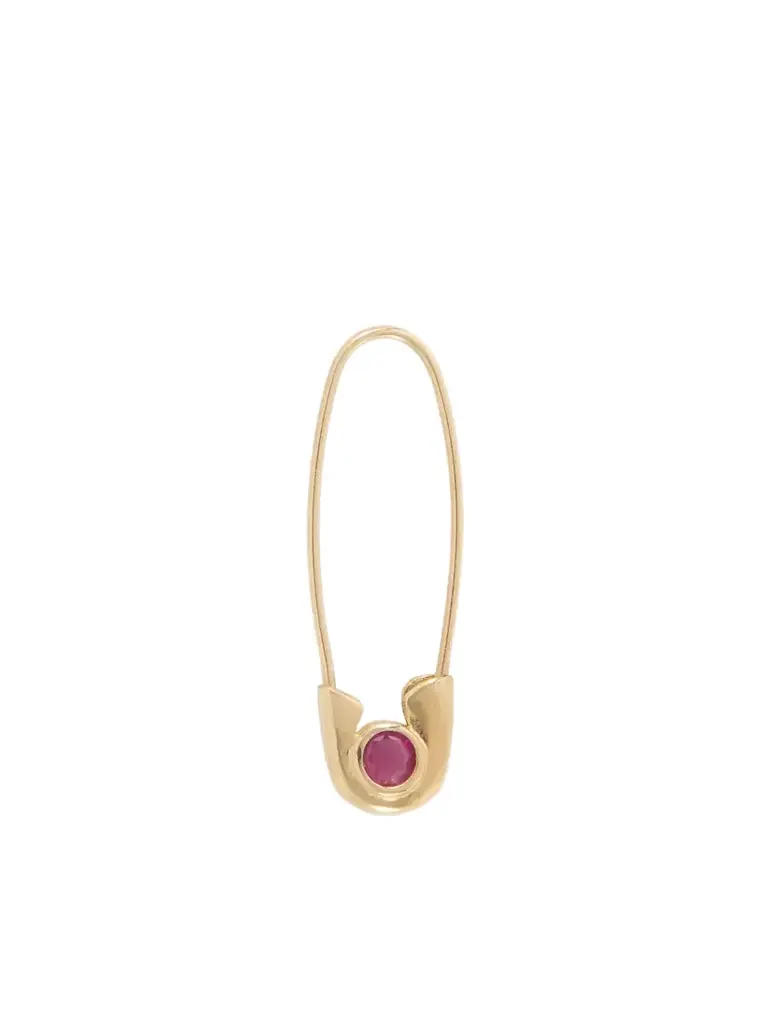 Loren Stewart Cirque Gold-tone Ruby Earring