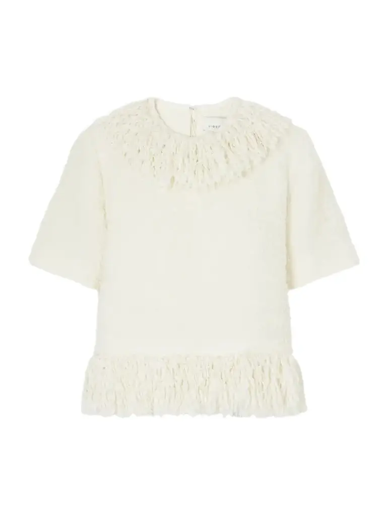 LIBEROWE Fringed Wool-blend Tweed Top | Image 1 LIBEROWE Fringed Wool-blend Tweed Top | Image 1