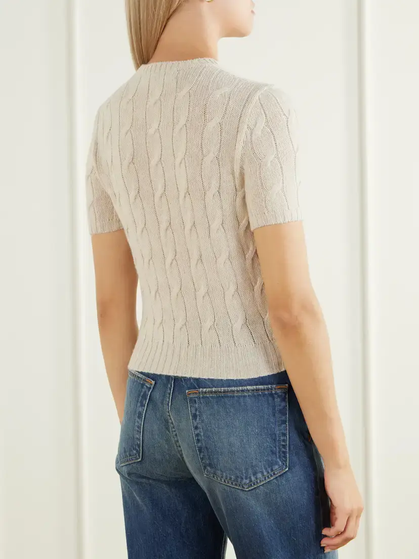 Ralph Lauren Collection Cable-knit Cashmere Sweater | Thumbnail 4 Ralph Lauren Collection Cable-knit Cashmere Sweater | Thumbnail 4