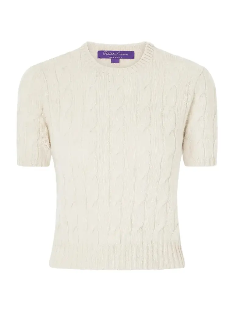 Ralph Lauren Collection Cable-knit Cashmere Sweater | Image 1 Ralph Lauren Collection Cable-knit Cashmere Sweater | Image 1