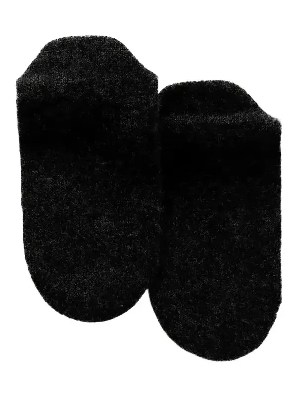 Nour Hammour Whit Wool And Cashmere-blend Tights - Black