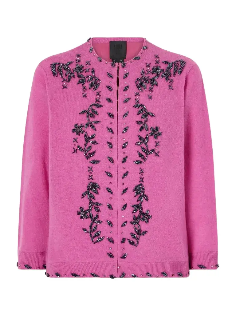 ANNA SUI Sequin-embellished Wool-blend Cardigan | Image 1 ANNA SUI Sequin-embellished Wool-blend Cardigan | Image 1