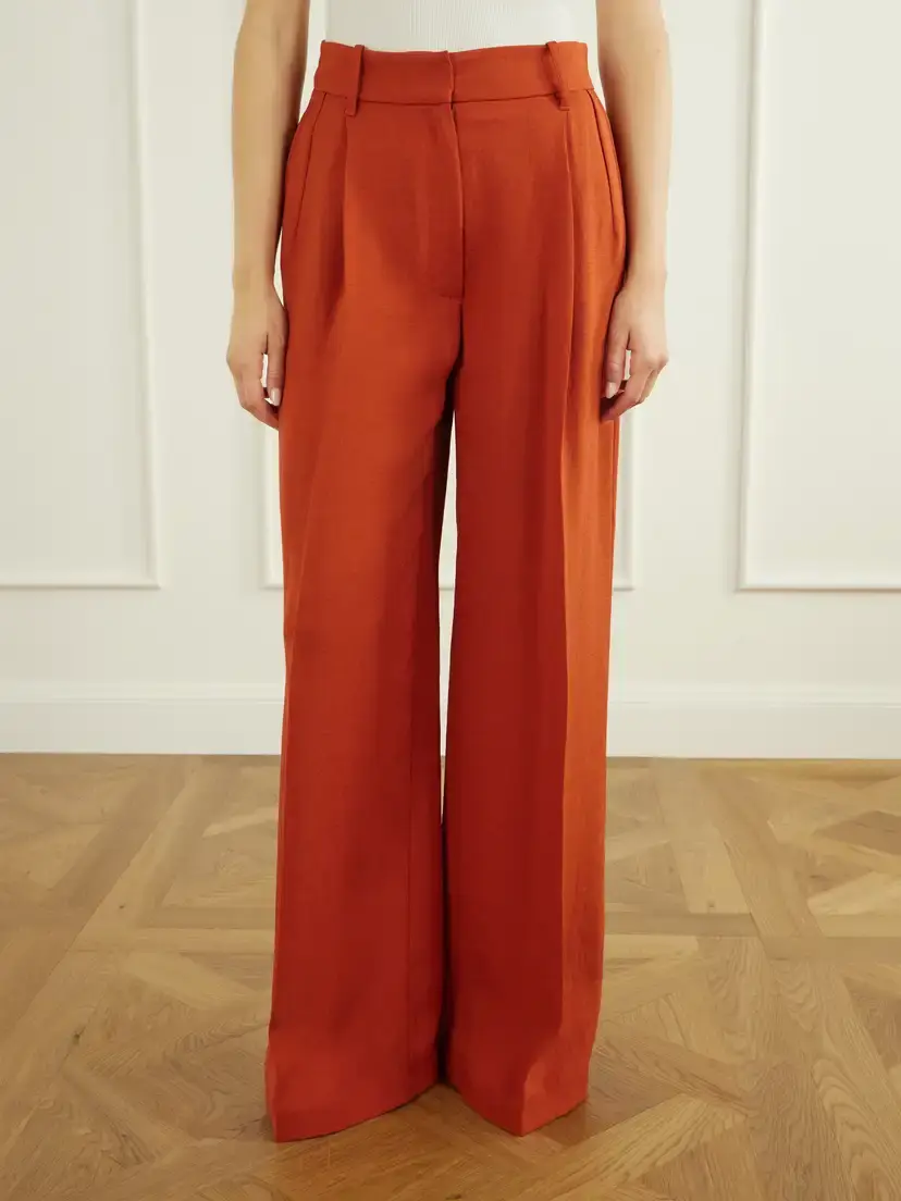 Galvan Roman High-rise Crepe Straight-leg Pants | Thumbnail 3 Galvan Roman High-rise Crepe Straight-leg Pants | Thumbnail 3