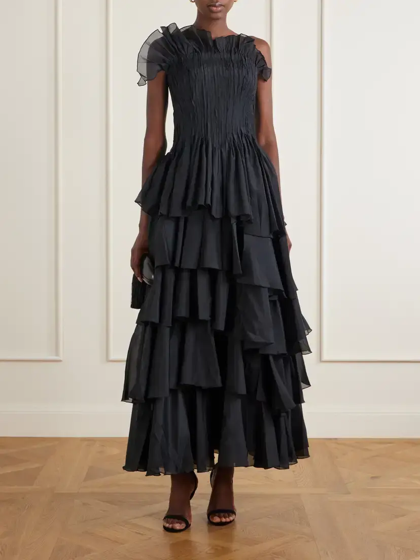 Aje Sonnet Ruffled Organza Maxi Dress | Thumbnail 2 Aje Sonnet Ruffled Organza Maxi Dress | Thumbnail 2