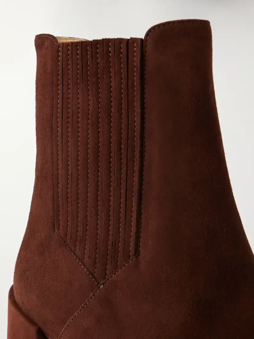 Gabriela Hearst Luke 90 Suede Ankle Boots | Thumbnail 5 Gabriela Hearst Luke 90 Suede Ankle Boots | Thumbnail 5
