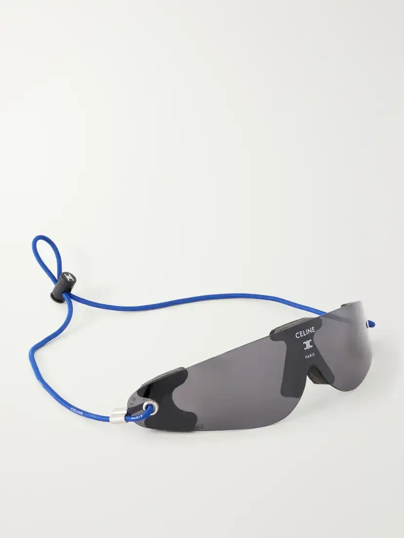CELINE Eyewear Runner Shield-style Injection Sunglasses | Thumbnail 3