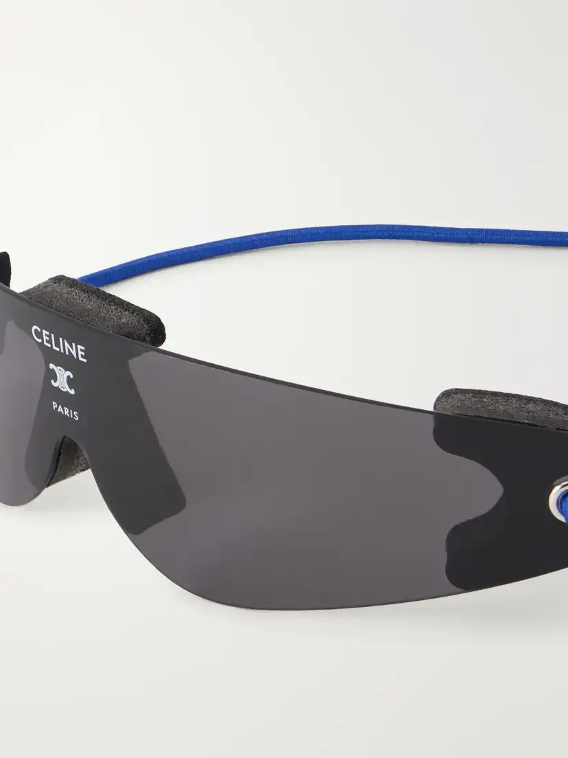 CELINE Eyewear Runner Shield-style Injection Sunglasses | Thumbnail 4