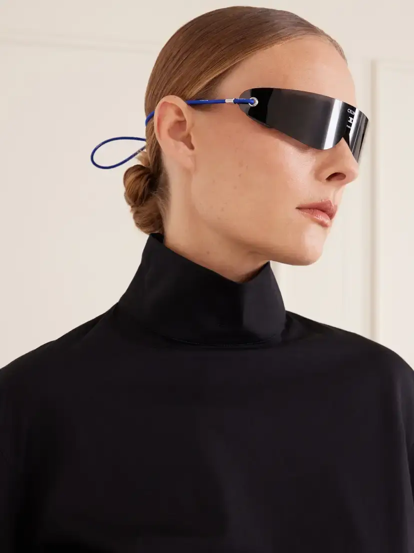 CELINE Eyewear Runner Shield-style Injection Sunglasses | Thumbnail 5