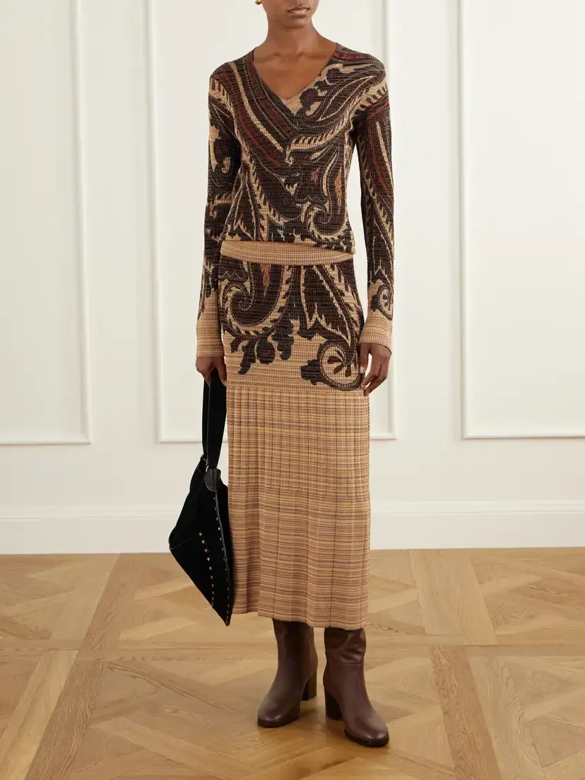 Etro Paisley Printed Knit Sweater | Thumbnail 2 Etro Paisley Printed Knit Sweater | Thumbnail 2