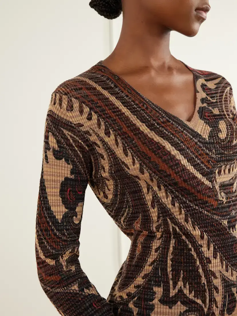Etro Paisley Printed Knit Sweater | Thumbnail 5 Etro Paisley Printed Knit Sweater | Thumbnail 5