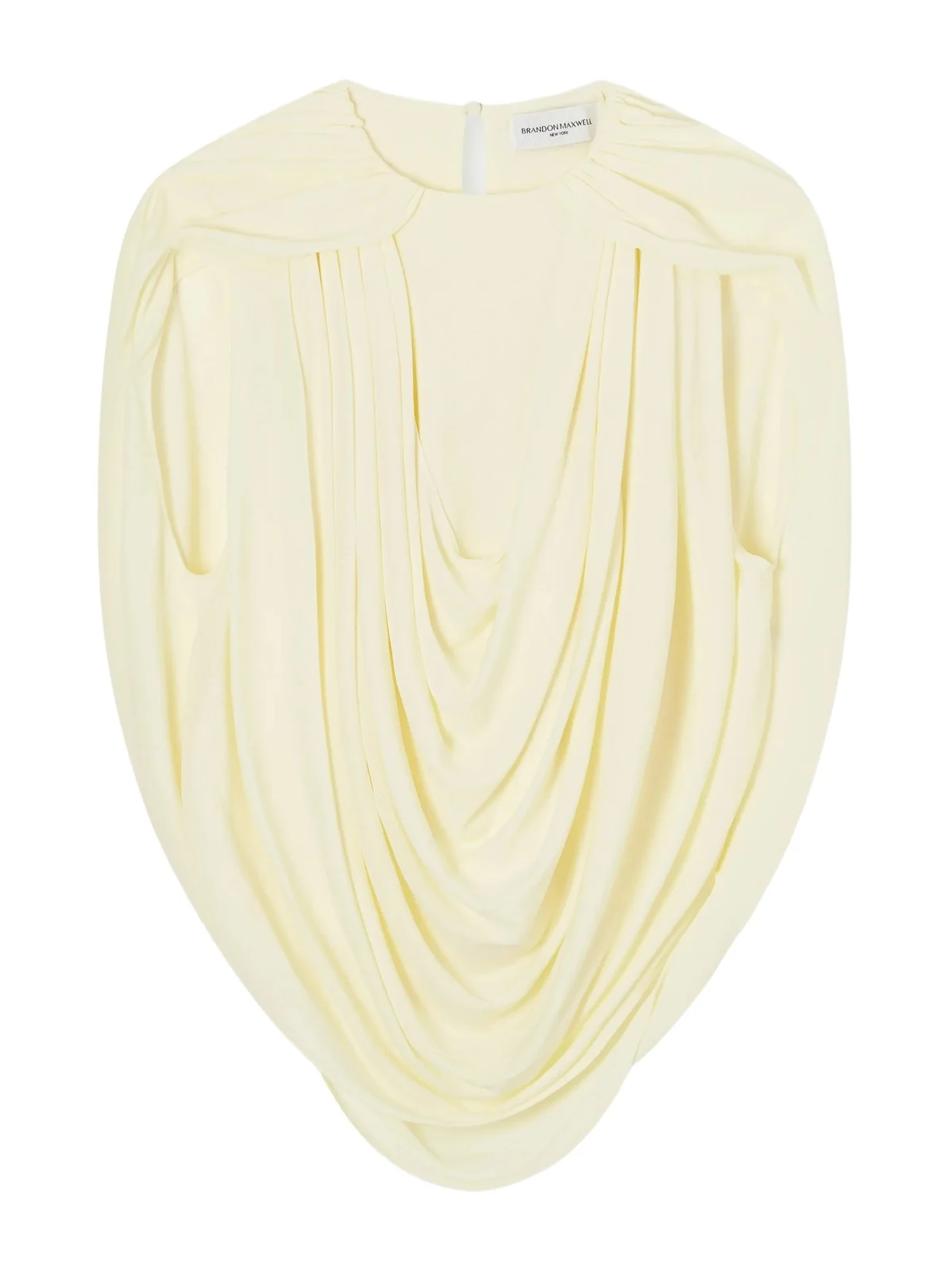 The Astor Draped Jersey Blouse The Astor Draped Jersey Blouse