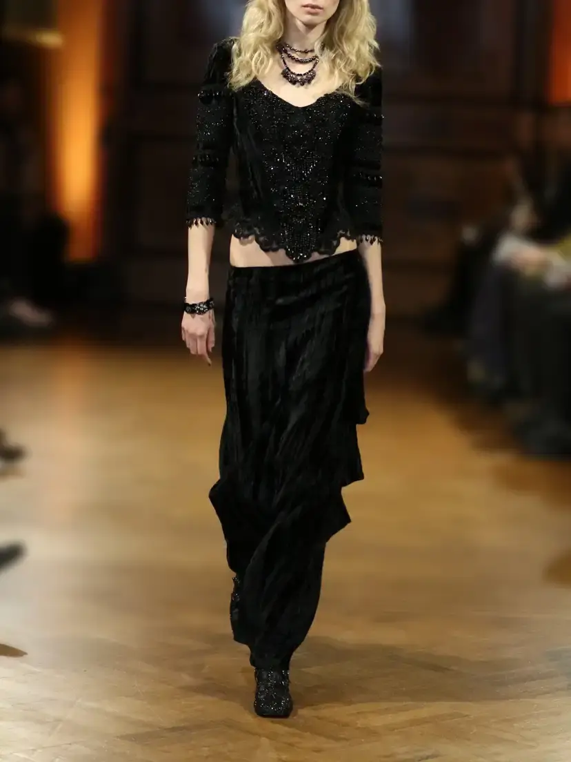 ANNA SUI Velvet Maxi Skirt | Thumbnail 6 ANNA SUI Velvet Maxi Skirt | Thumbnail 6