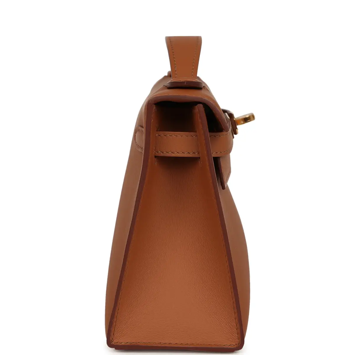HERMÈS Hermes Special Order (HSS) Kelly Pochette Gold Swift Gold Hardware | Thumbnail 3