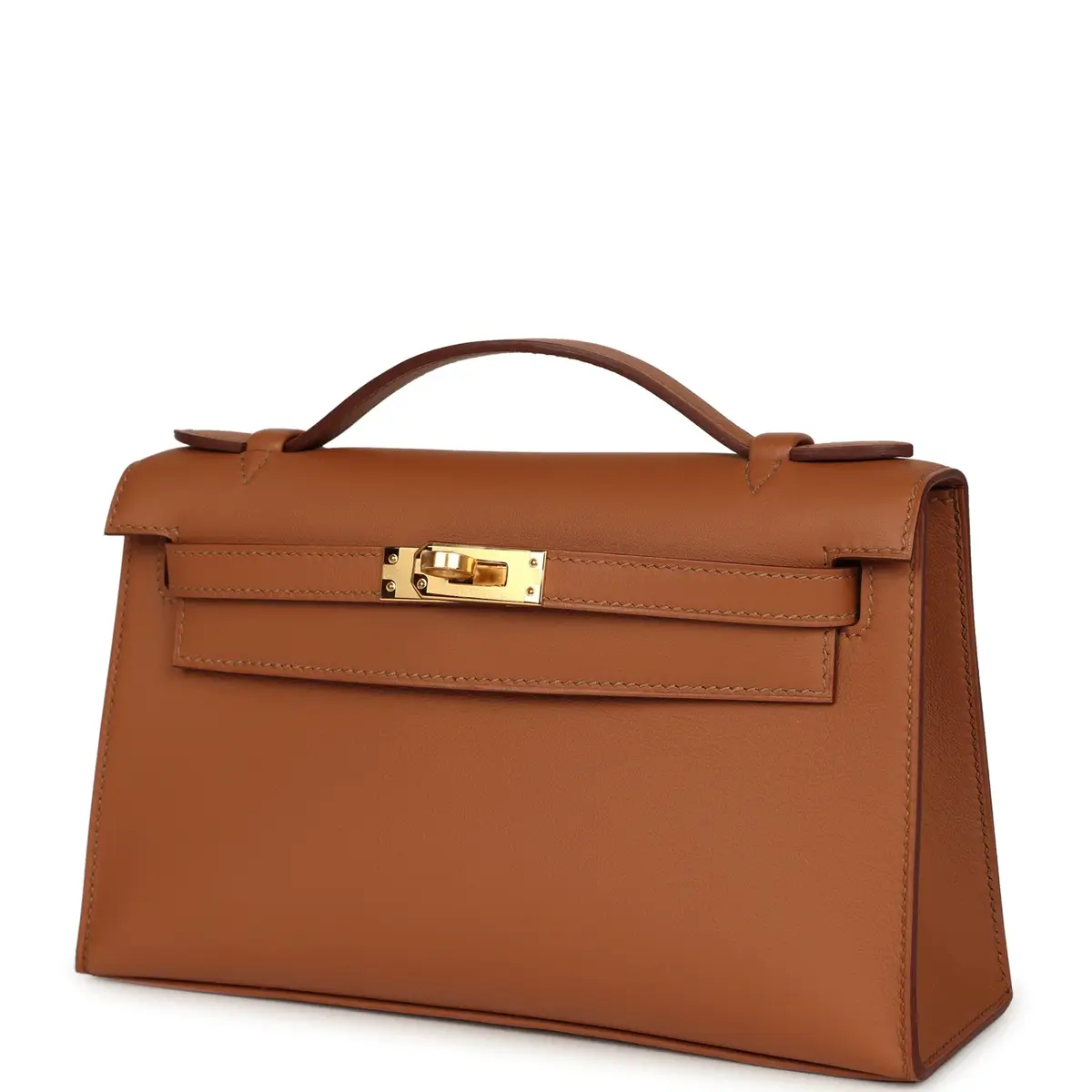 HERMÈS Hermes Special Order (HSS) Kelly Pochette Gold Swift Gold Hardware | Thumbnail 5