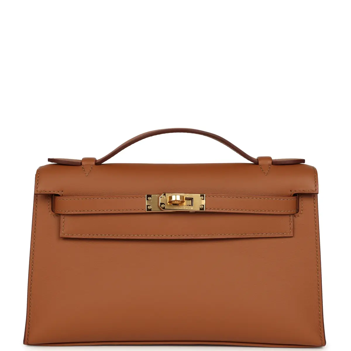 HERMÈS Hermes Special Order (HSS) Kelly Pochette Gold Swift Gold Hardware | Image 1 HERMÈS Hermes Special Order (HSS) Kelly Pochette Gold Swift Gold Hardware | Image 1