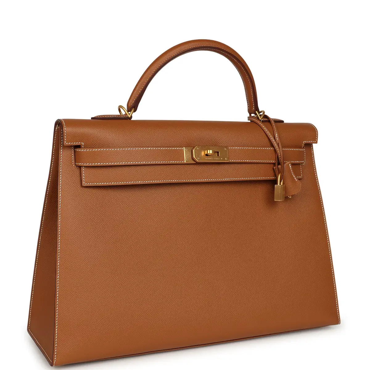 HERMÈS Hermes Special Order (HSS) Kelly Sellier 40 Gold Verso Epsom Brushed Gold Hardware | Thumbnail 2 HERMÈS Hermes Special Order (HSS) Kelly Sellier 40 Gold Verso Epsom Brushed Gold Hardware | Thumbnail 2