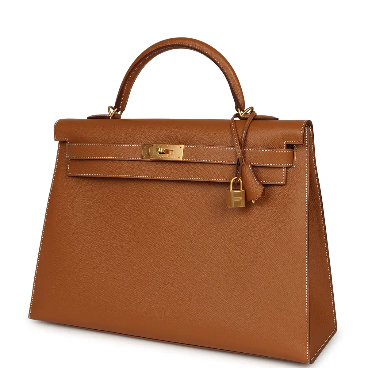 HERMÈS Hermes Special Order (HSS) Kelly Sellier 40 Gold Verso Epsom Brushed Gold Hardware | Thumbnail 5 HERMÈS Hermes Special Order (HSS) Kelly Sellier 40 Gold Verso Epsom Brushed Gold Hardware | Thumbnail 5