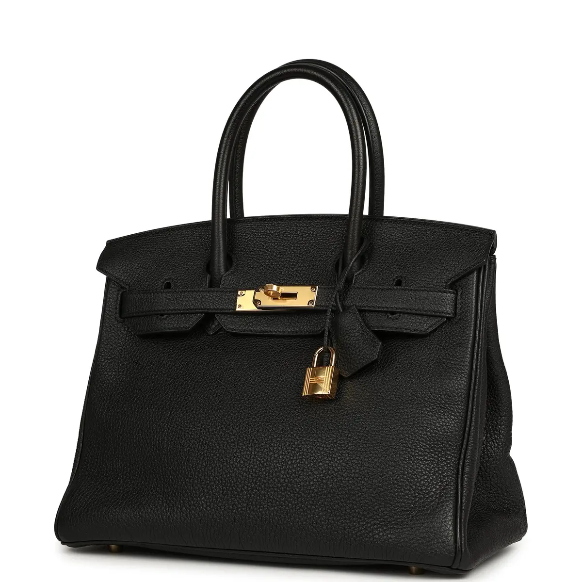 HERMÈS Pre-owned Hermes Birkin 30 Black Togo Gold Hardware | Thumbnail 5 HERMÈS Pre-owned Hermes Birkin 30 Black Togo Gold Hardware | Thumbnail 5