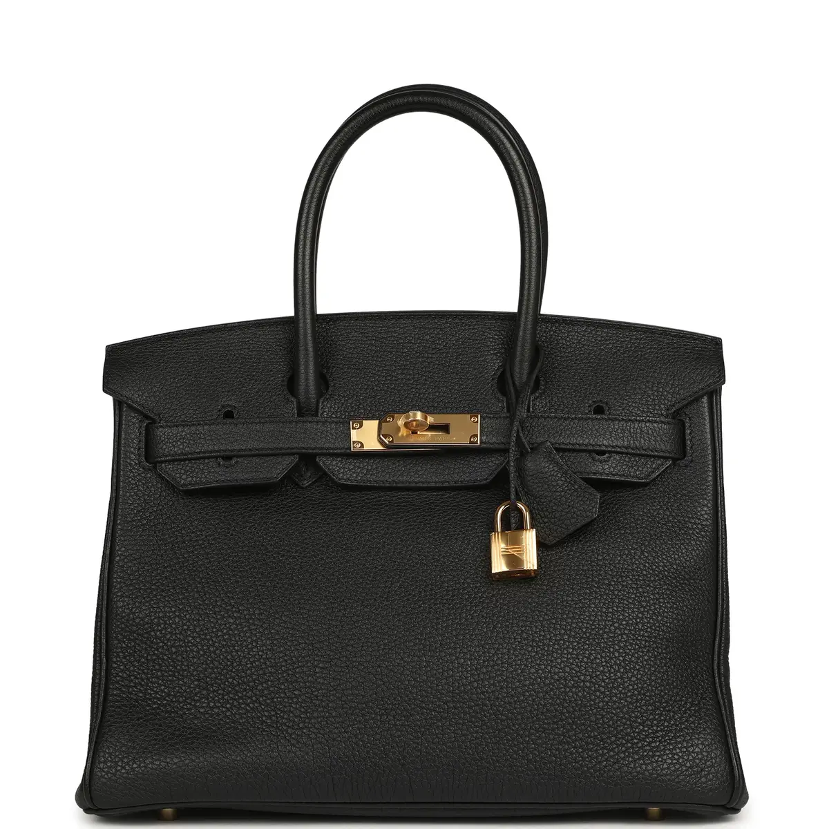 HERMÈS Pre-owned Hermes Birkin 30 Black Togo Gold Hardware | Image 1 HERMÈS Pre-owned Hermes Birkin 30 Black Togo Gold Hardware | Image 1