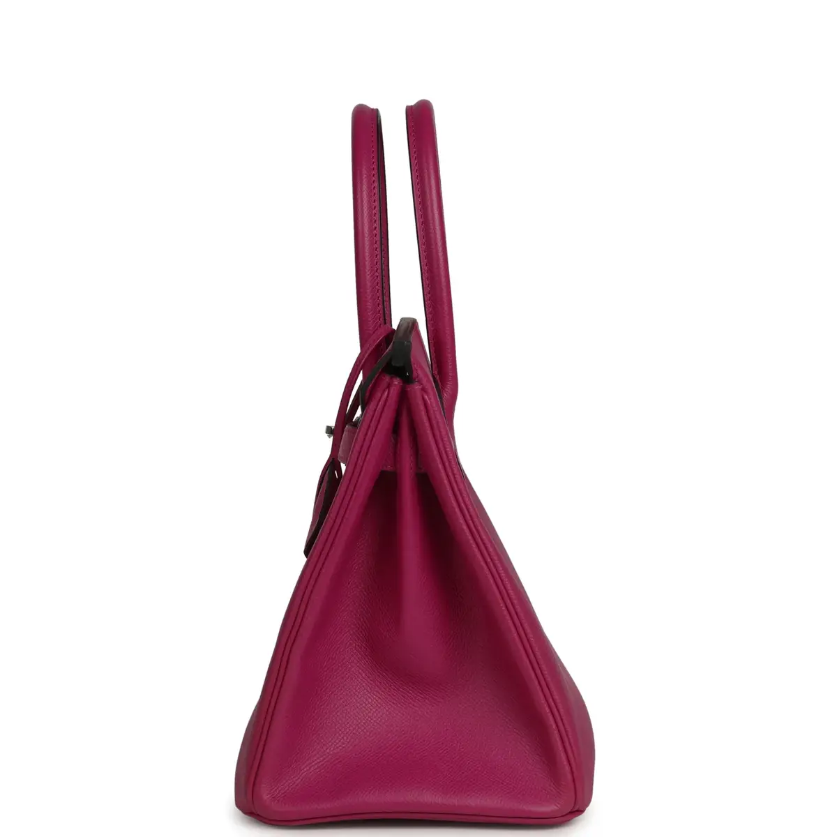 HERMÈS Pre-owned Hermes Birkin 30 Rose Pourpre Epsom Palladium Hardware | Thumbnail 3 HERMÈS Pre-owned Hermes Birkin 30 Rose Pourpre Epsom Palladium Hardware | Thumbnail 3