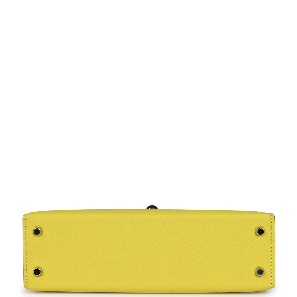 HERMÈS Pre-owned Hermes Kelly Sellier 20 Lime Epsom Palladium Hardware | Thumbnail 6