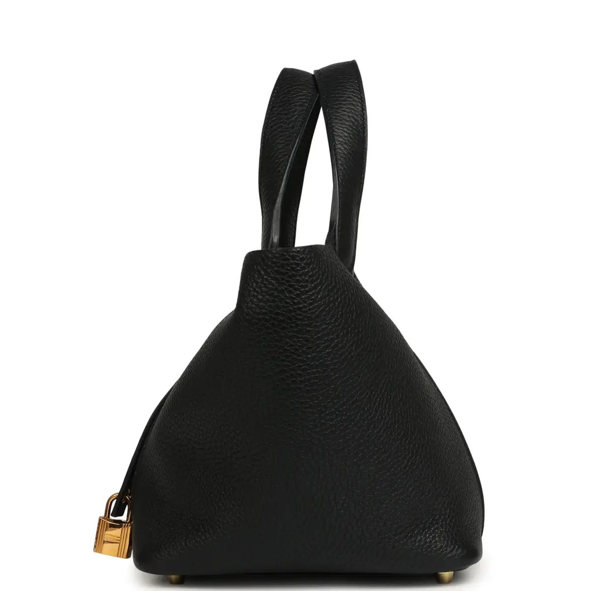 HERMÈS Pre-owned Hermes Picotin Lock 18 Black Clemence Gold Hardware | Thumbnail 3 HERMÈS Pre-owned Hermes Picotin Lock 18 Black Clemence Gold Hardware | Thumbnail 3