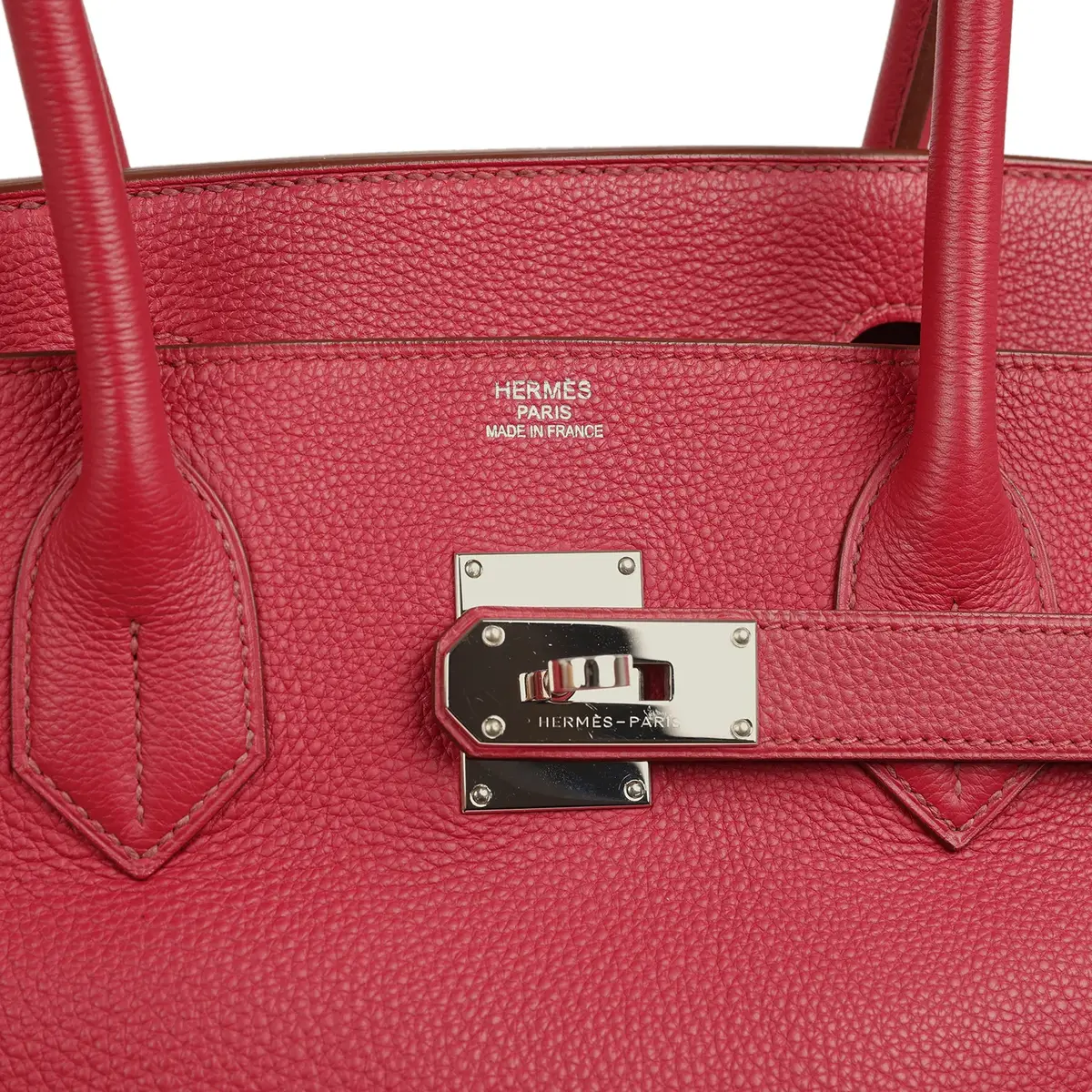 HERMÈS Vintage Hermes Shoulder Birkin 42 JPG Rubis Togo Palladium Hardware | Thumbnail 7 HERMÈS Vintage Hermes Shoulder Birkin 42 JPG Rubis Togo Palladium Hardware | Thumbnail 7