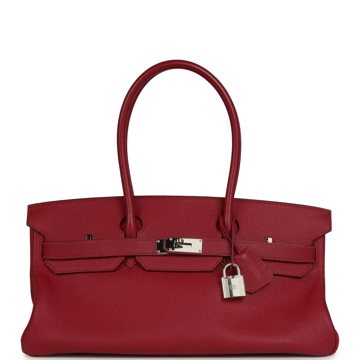 HERMÈS Vintage Hermes Shoulder Birkin 42 JPG Rubis Togo Palladium Hardware | Image 1 HERMÈS Vintage Hermes Shoulder Birkin 42 JPG Rubis Togo Palladium Hardware | Image 1