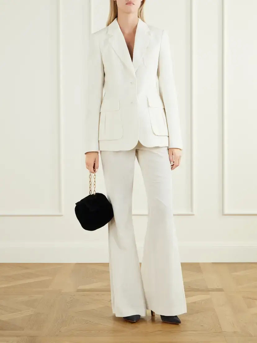 Gabriela Hearst Soft Demi Clutch In Black Shearling | Thumbnail 3
