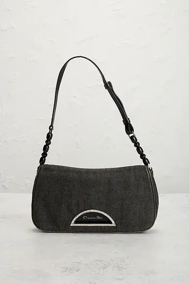 Dior Denim Maris Pearl Shoulder Bag | Thumbnail 2