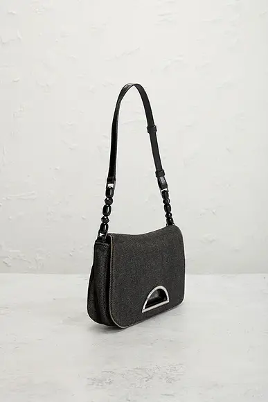 Dior Denim Maris Pearl Shoulder Bag | Thumbnail 4