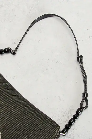 Dior Denim Maris Pearl Shoulder Bag | Thumbnail 8