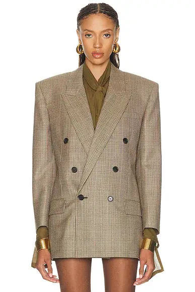 Saint Laurent Double Breasted Jacket | Thumbnail 2 Saint Laurent Double Breasted Jacket | Thumbnail 2