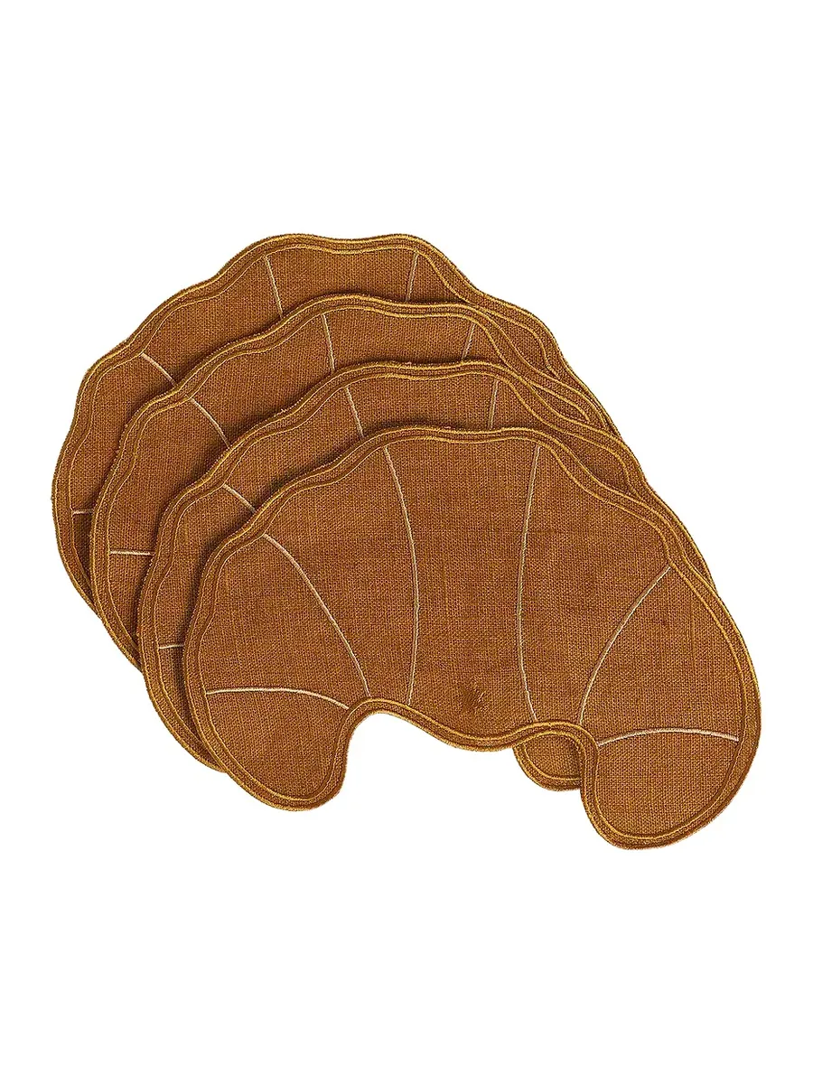 Maison Balzac Croissant Napkins Set Of 4