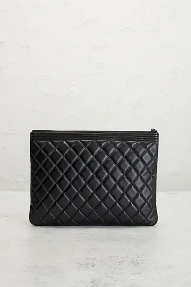 Chanel Chanel Lambskin Boy O Case Clutch | Thumbnail 3 Chanel Chanel Lambskin Boy O Case Clutch | Thumbnail 3