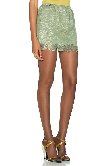 Saint Laurent Floral Jacquard Mini Skirt | Thumbnail 2 Saint Laurent Floral Jacquard Mini Skirt | Thumbnail 2