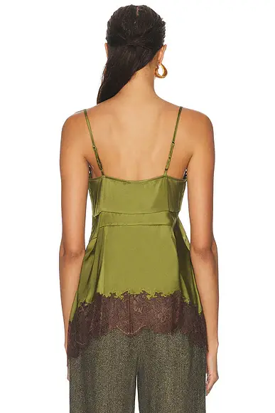 Staud Lina Silk Top | Thumbnail 4 Staud Lina Silk Top | Thumbnail 4