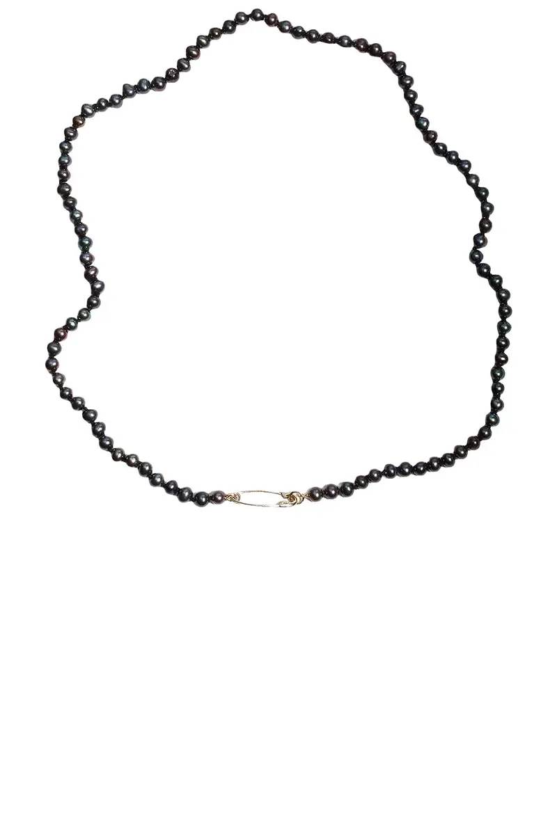 Loren Stewart Safety Pin Necklace