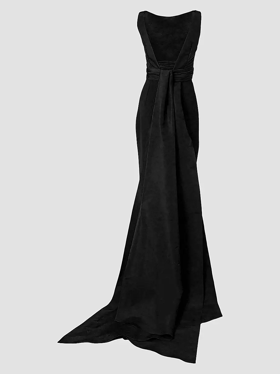 Carolina Herrera Women's Silk Column Midi Dress | Thumbnail 8 Carolina Herrera Women's Silk Column Midi Dress | Thumbnail 8