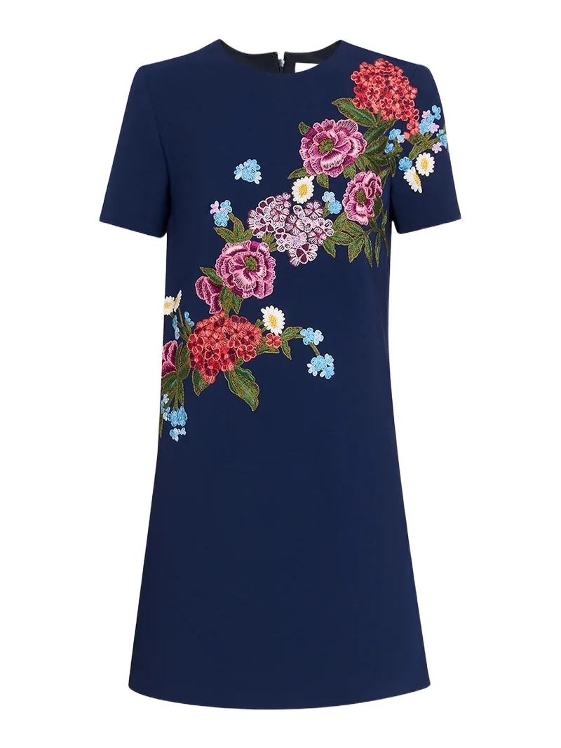 Carolina Herrera Women's Floral Shift Mini Dress
