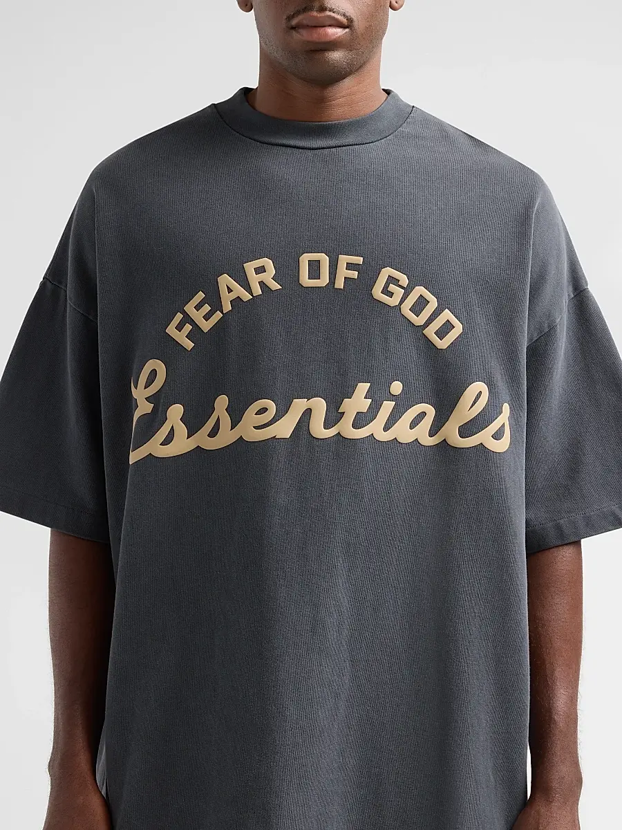 Fear of God Essentials Men's Training 90's Cotton Crewneck T-Shirt | Thumbnail 5 Fear of God Essentials Men's Training 90's Cotton Crewneck T-Shirt | Thumbnail 5