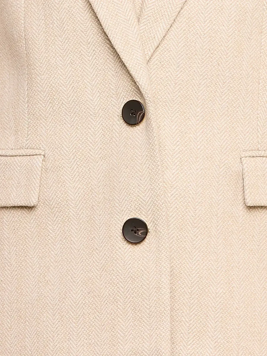 L'Agence Women's Amélie Herringbone Wool-Blend Blazer | Thumbnail 5 L'Agence Women's Amélie Herringbone Wool-Blend Blazer | Thumbnail 5