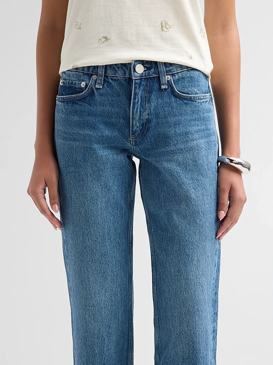 rag & bone Women's Harlow Low-Rise Straight-Leg Jeans | Thumbnail 5 rag & bone Women's Harlow Low-Rise Straight-Leg Jeans | Thumbnail 5