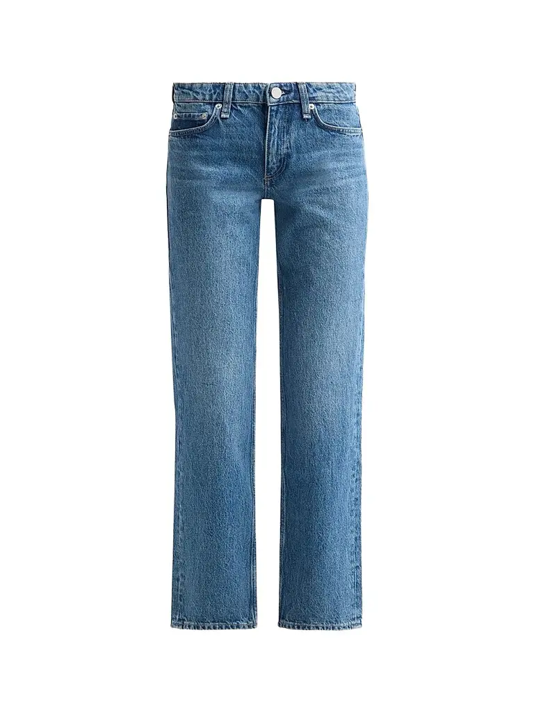 rag & bone Women's Harlow Low-Rise Straight-Leg Jeans