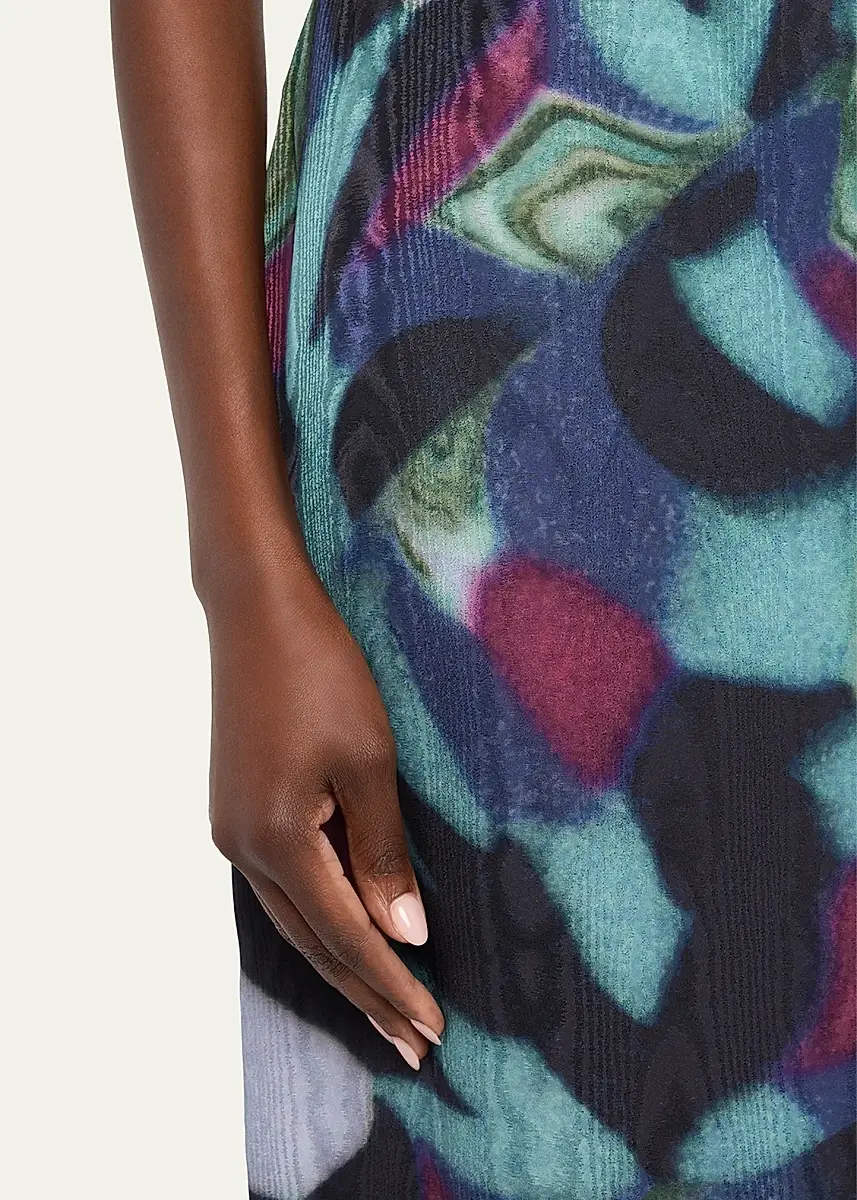 Dries Van Noten Women's Sorai Silk-Blend Midi Skirt | Thumbnail 5