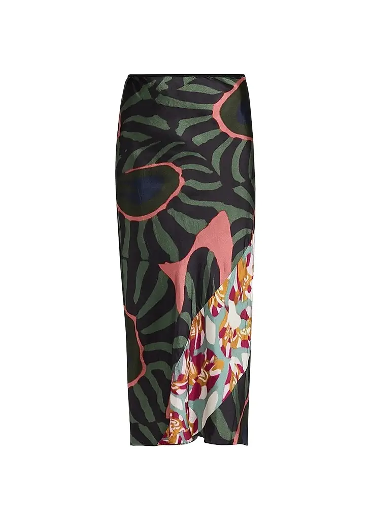 Dries Van Noten Women's Sati Abstract Midi Skirt