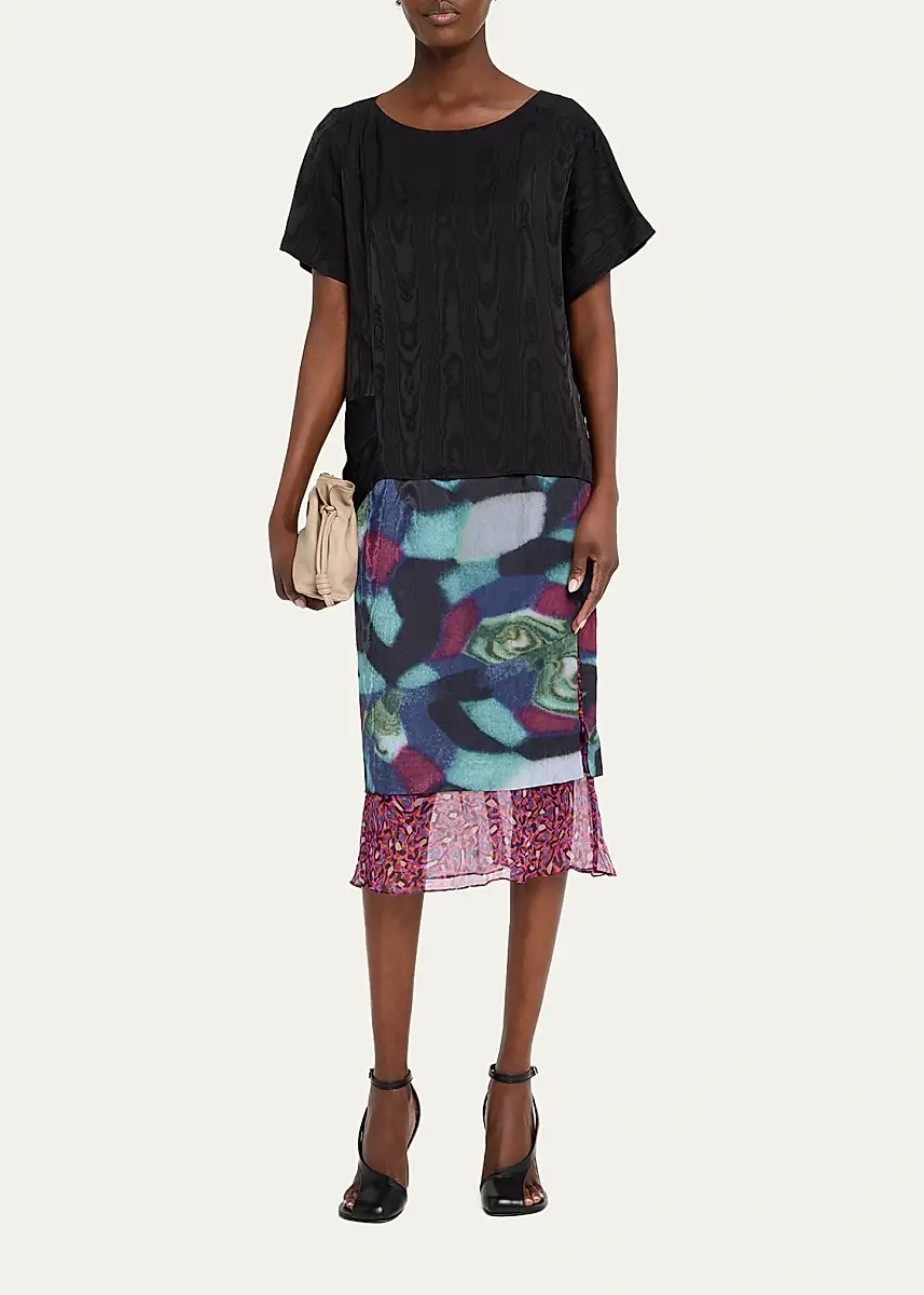 Dries Van Noten Women's Caressa Draped Top | Thumbnail 2 Dries Van Noten Women's Caressa Draped Top | Thumbnail 2